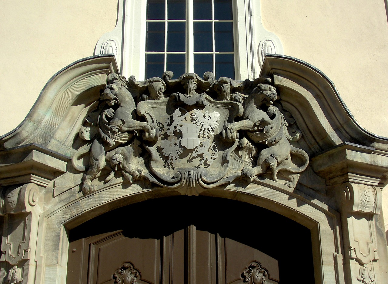coat of arms princely architecture free photo
