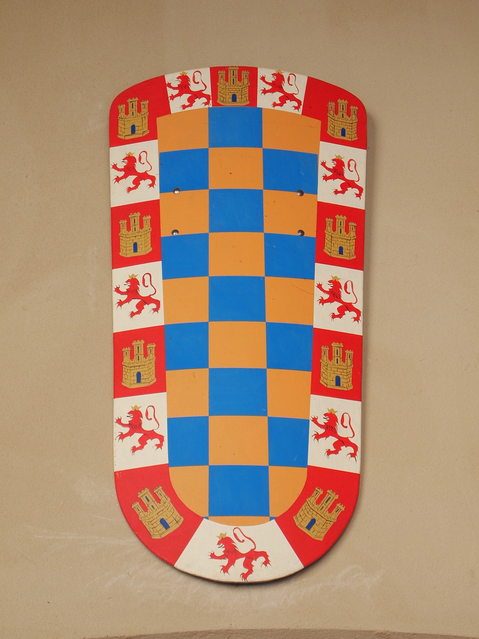 coat of arms castilla crown free photo