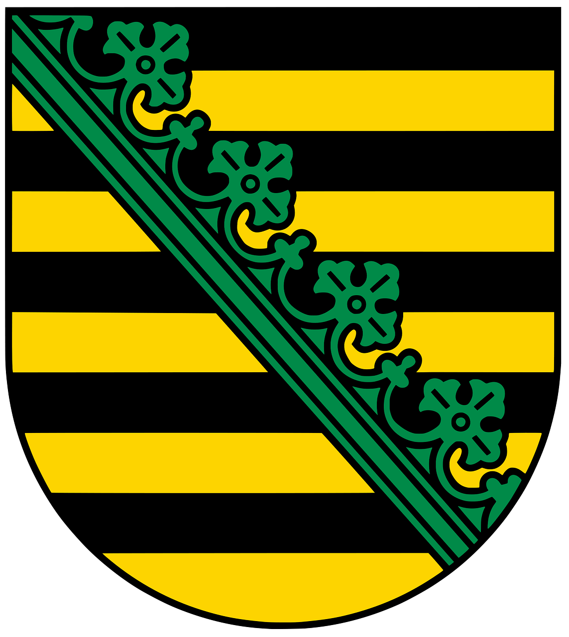 coat of arms saxony germany free photo