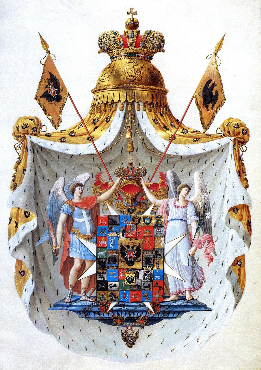 coat of arms russia russian empire free photo