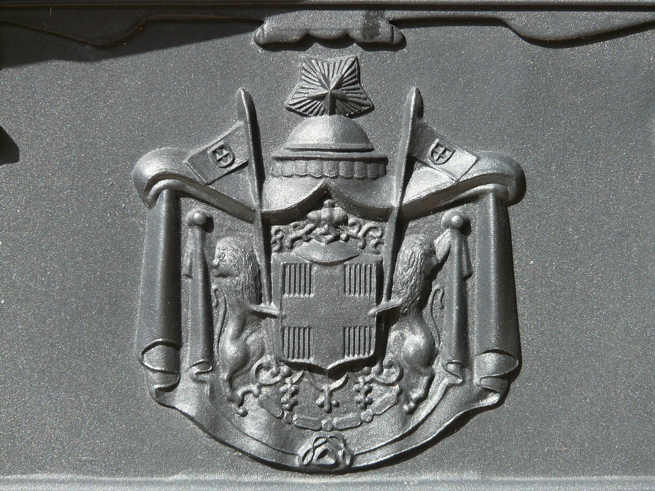 coat of arms metal emblem free photo