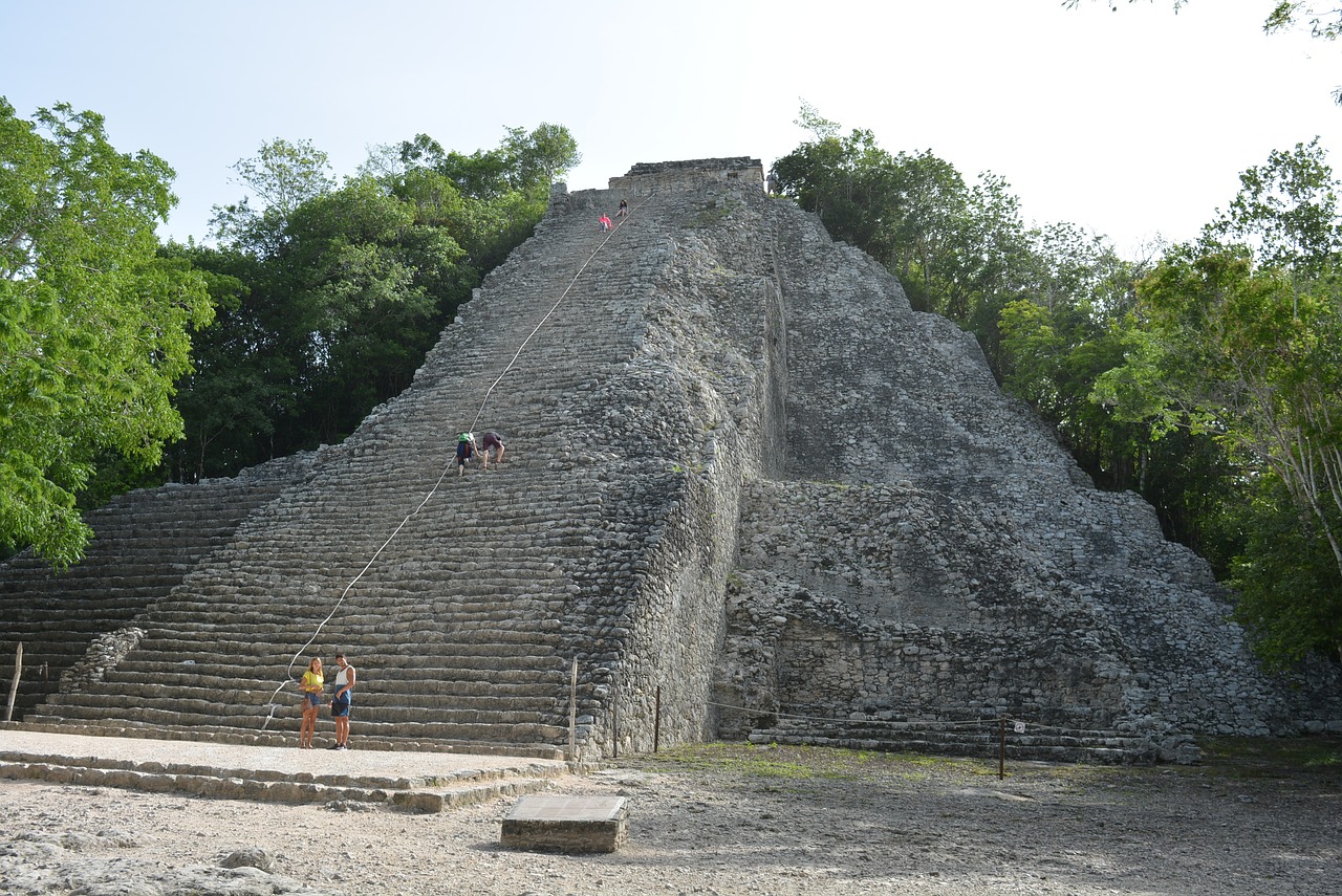 coba ruins maya free photo