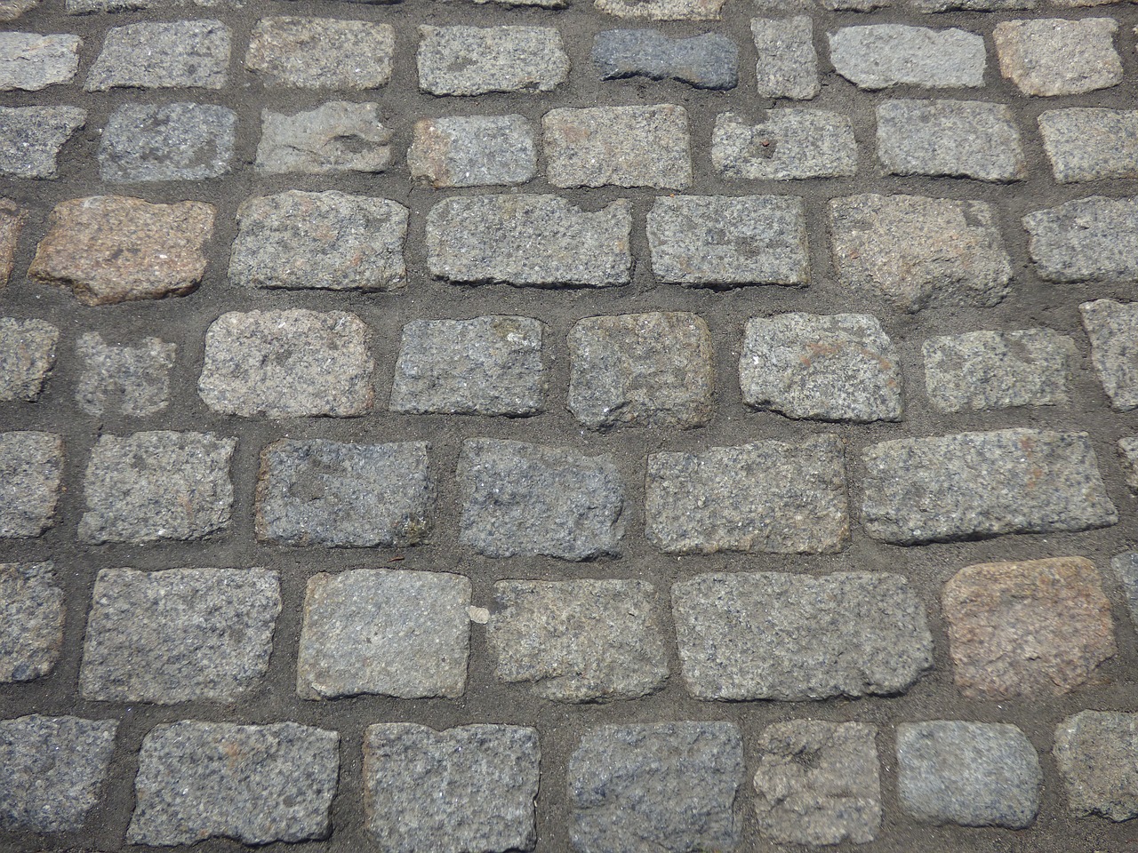 cobblestone street bricks free photo