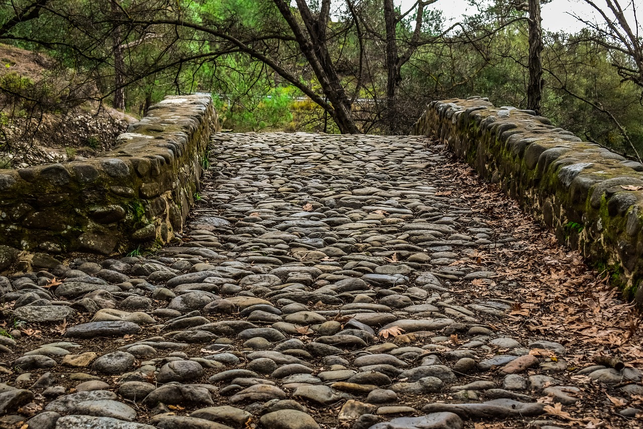 cobblestone  cobbled road  stone free photo