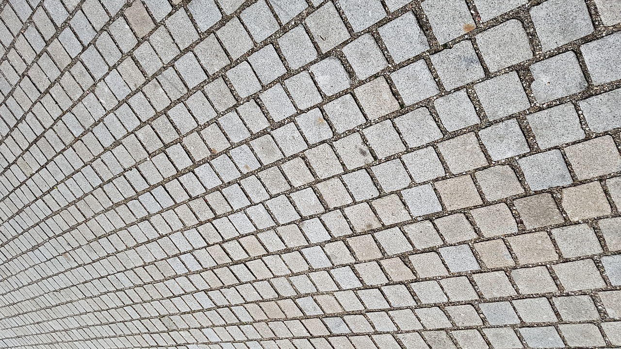 cobblestones flooring pavement free photo