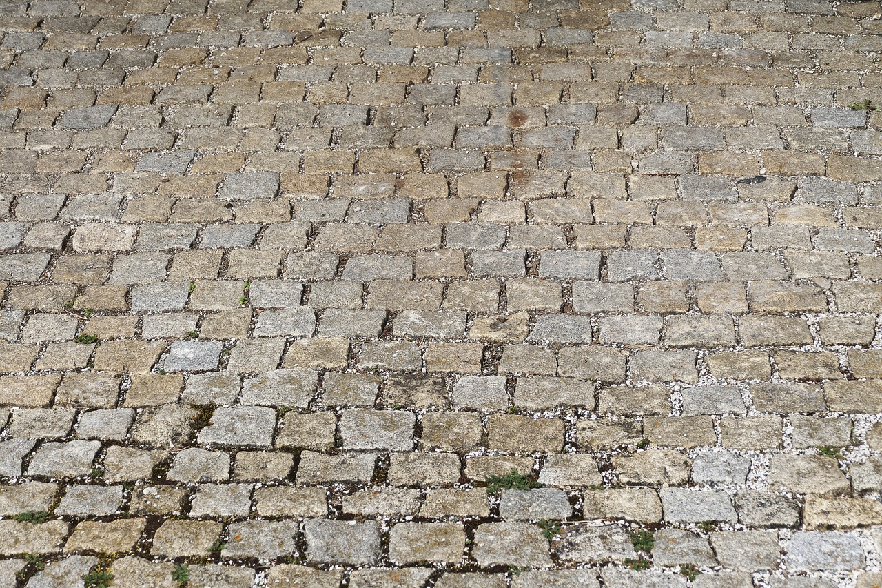 cobblestones  patch  paving stones free photo
