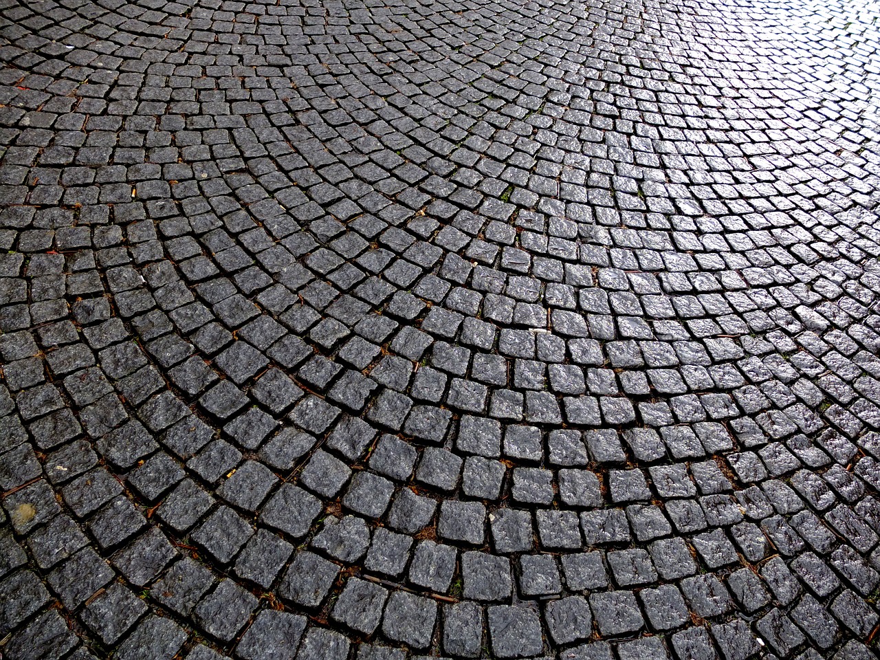 cobblestones  road  paving stones free photo