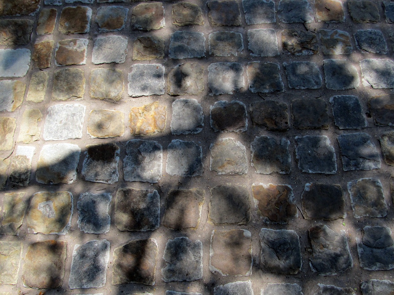 cobblestones roadway bricks free photo