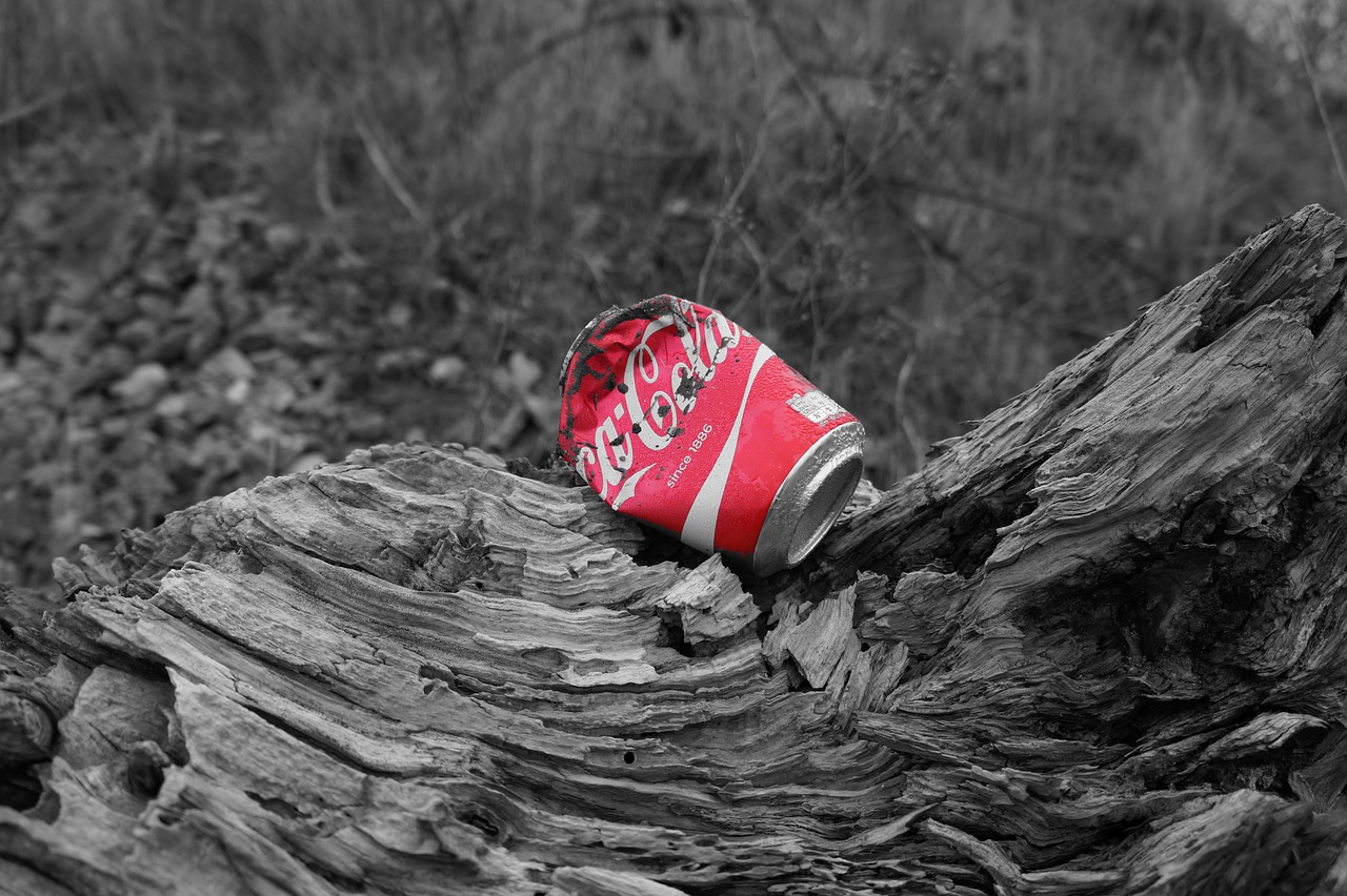 coca cola garbage natural free photo