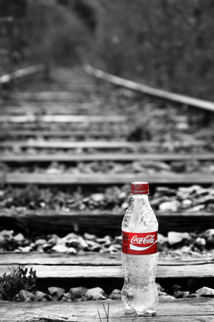 coca cola train tracks old free photo