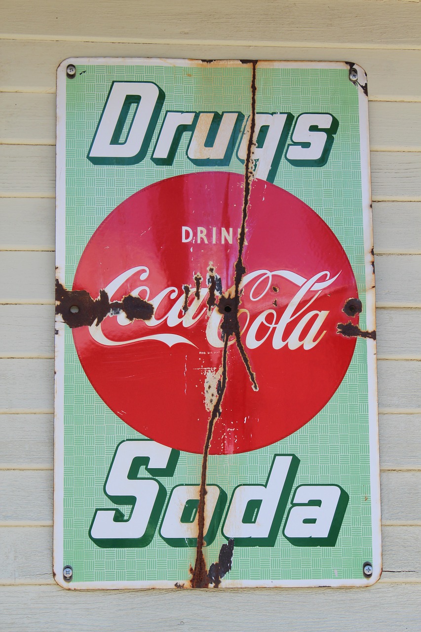 coca cola signs antique free photo