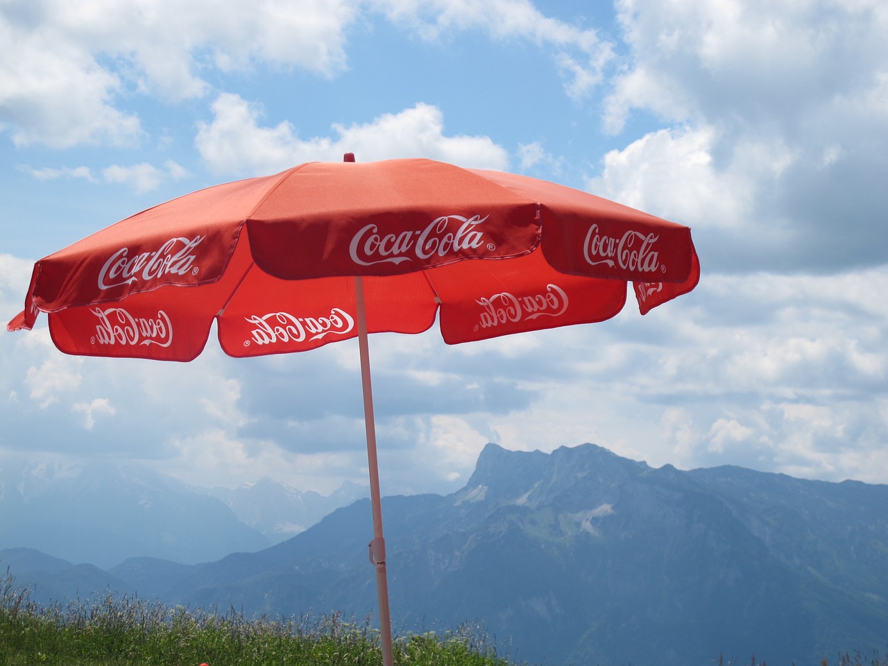 coca cola coka parasol free photo