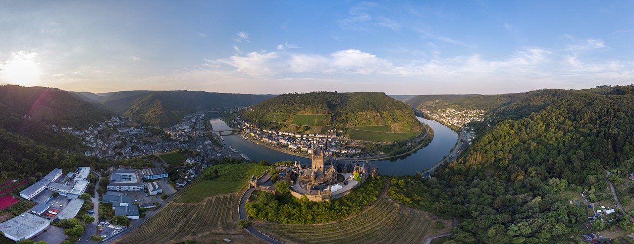 cochem  panorama  mosel free photo