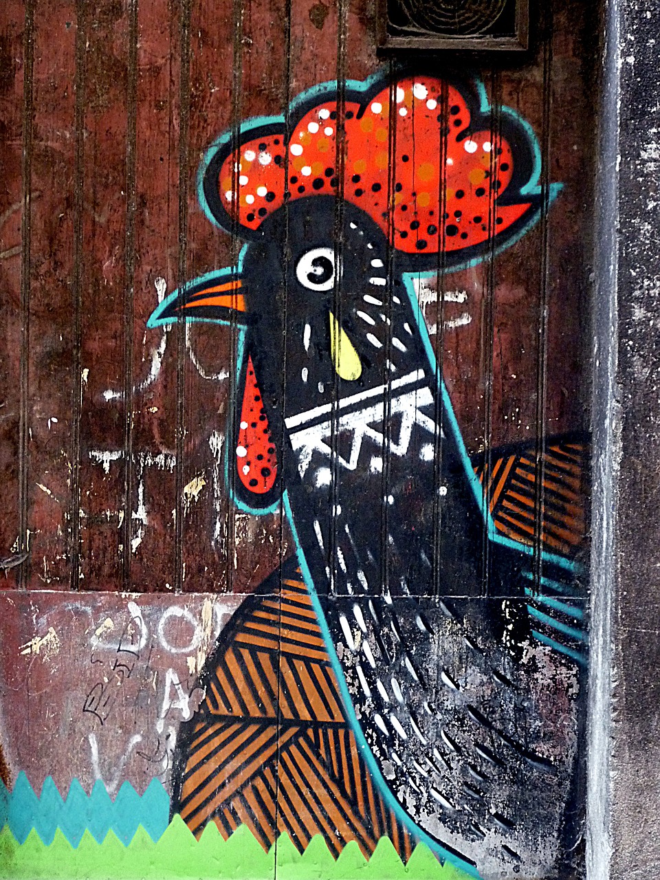 cock graffiti black free photo