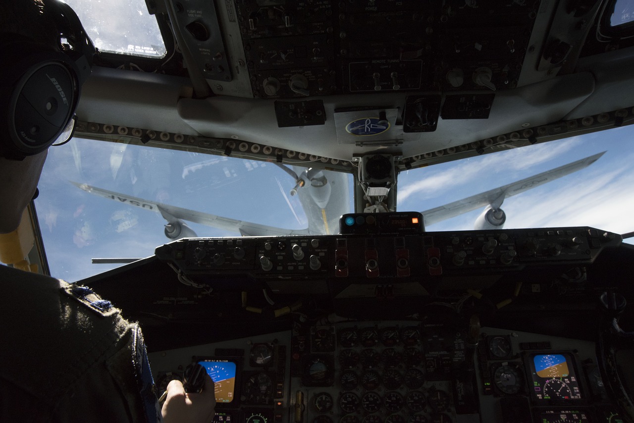 cockpit avionics flight free photo