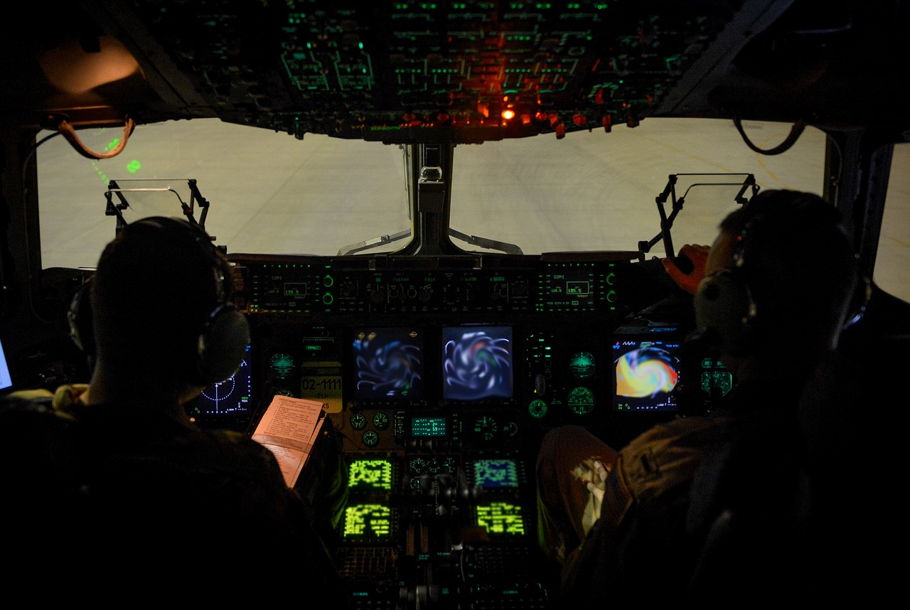 cockpit avionics flight free photo