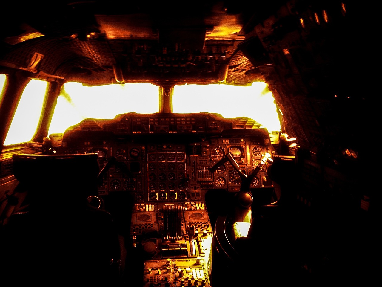 cockpit aircraft switch free photo