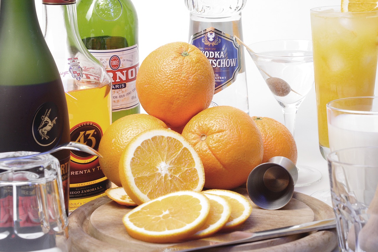 cocktail alcohol orange free photo