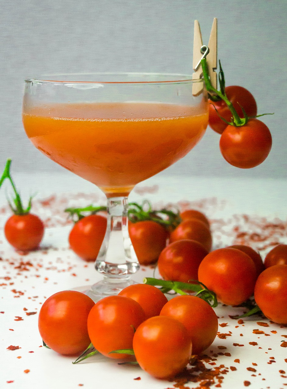 cocktail  red  tomato free photo