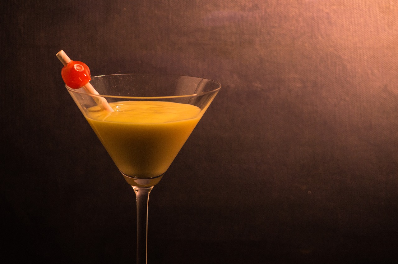 cocktail  cherry  martini free photo