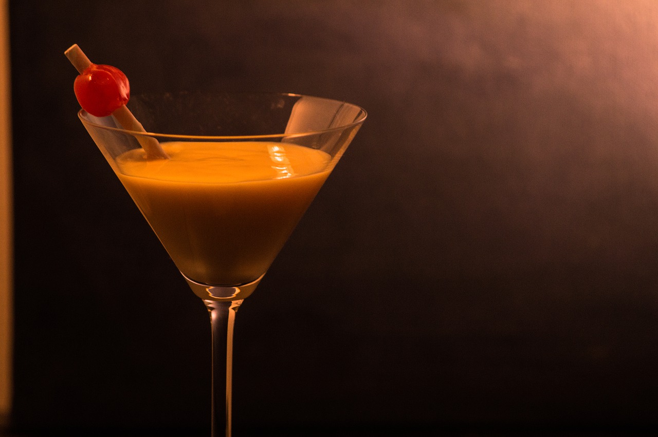 cocktail  cherry  martini free photo