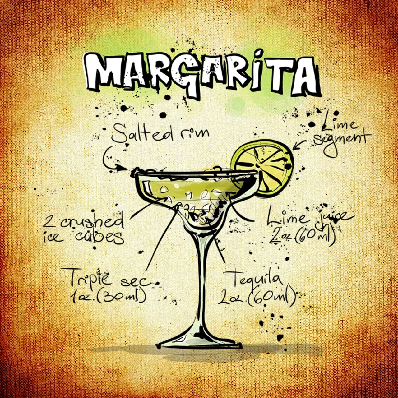 cocktail margarita drink free photo