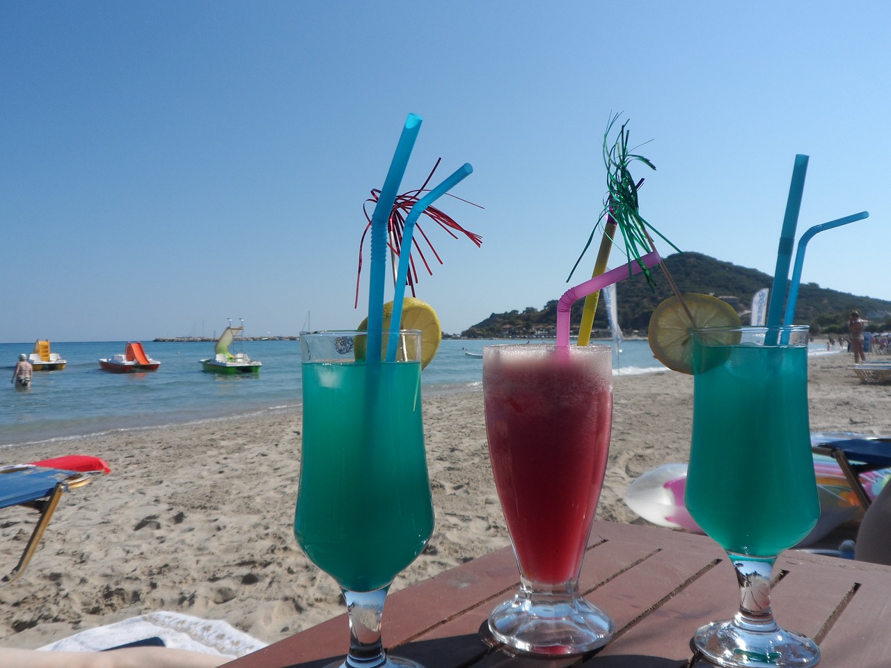cocktail beach summer free photo