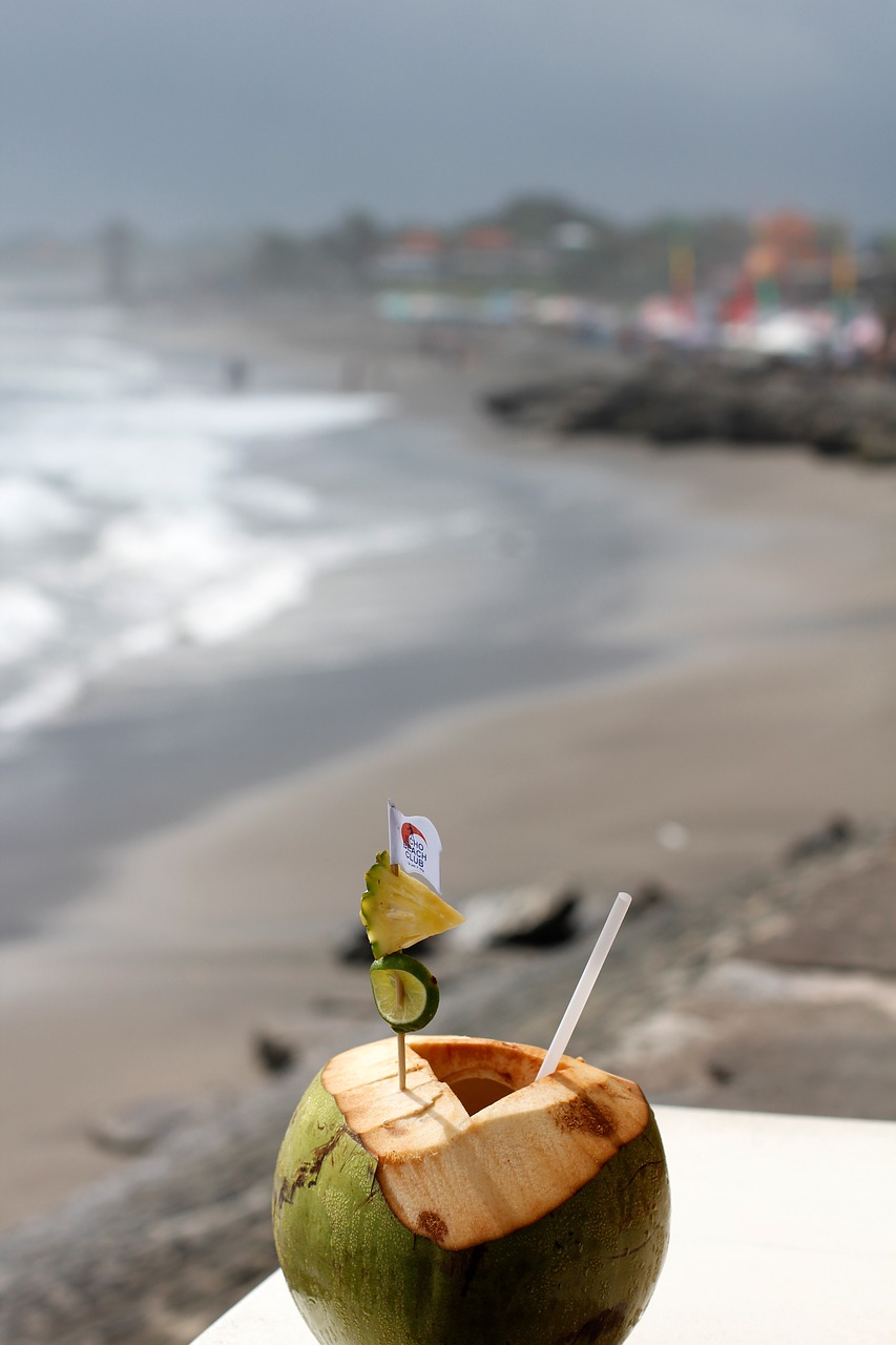 coconut drink healthy free photo