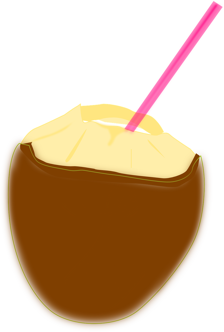 coconut coconut milk tropical drink free photo
