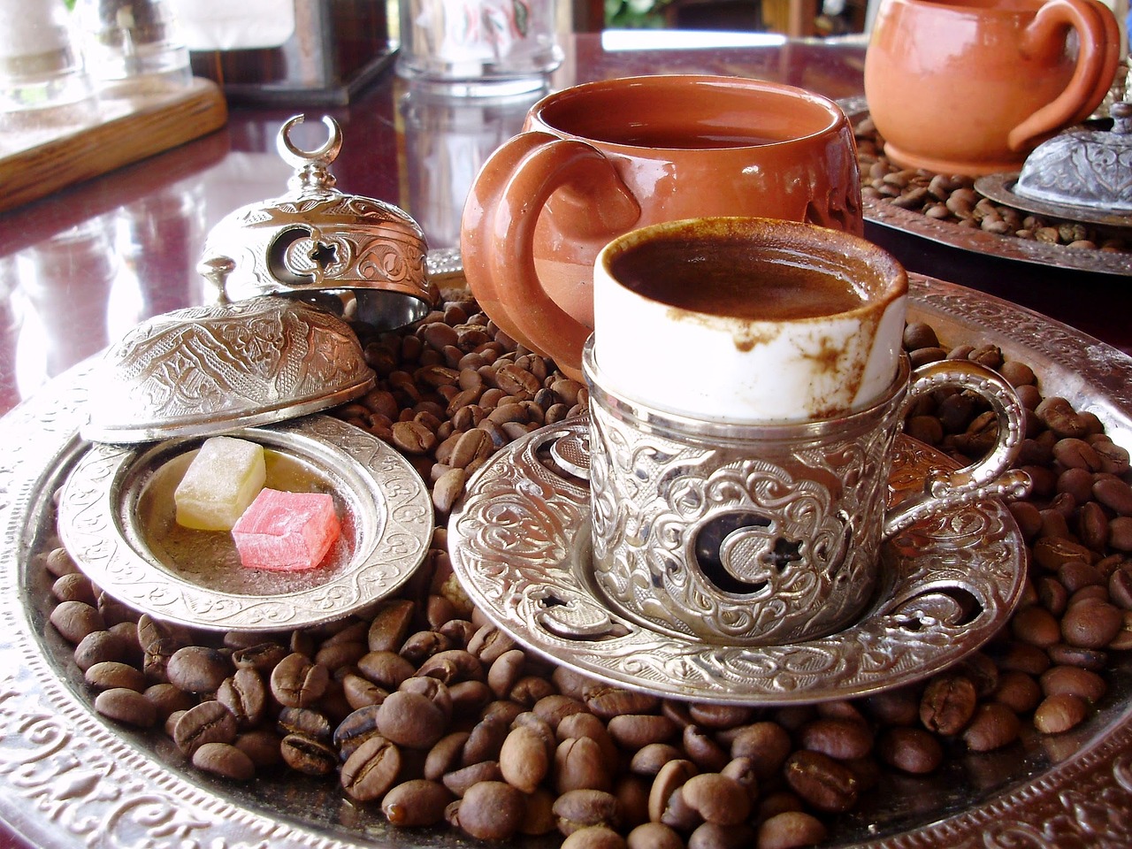 coffee turkish delight turkish coffee free photo