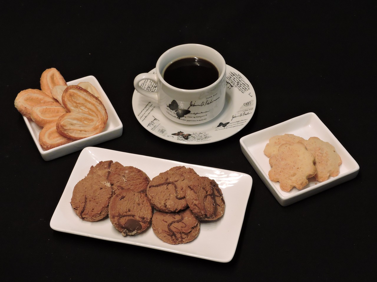 coffee cookies note free photo