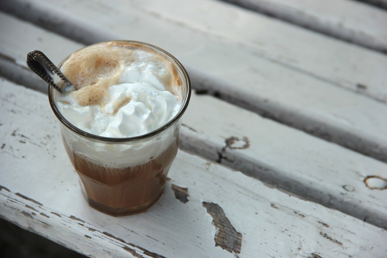 coffee whipped cream cream free photo