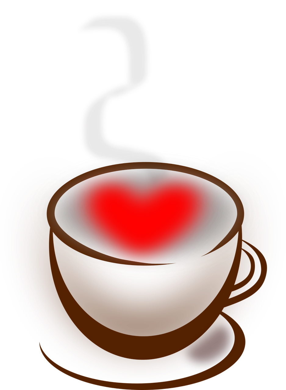 coffee heart love free photo