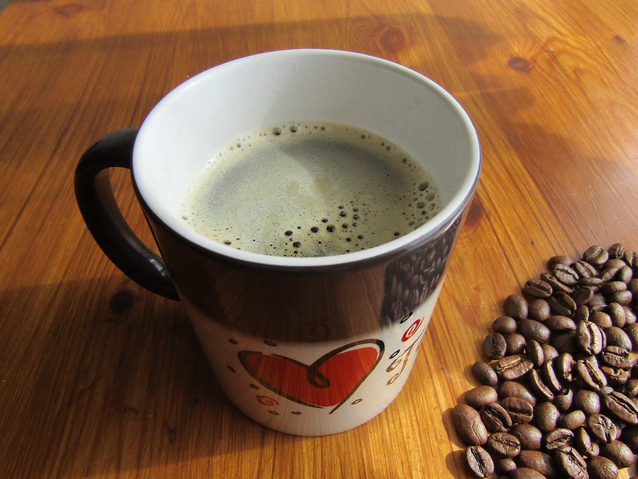coffee heart magic mug free photo
