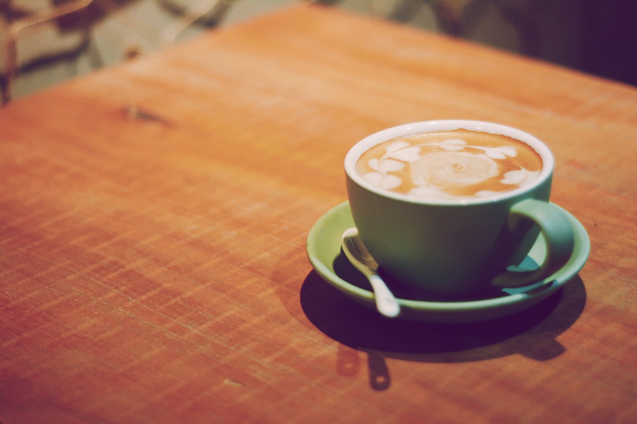 coffee literature and art background free photo