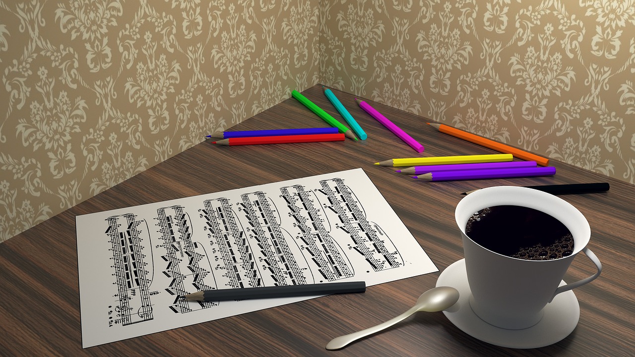 coffee pencils colored pencils free photo