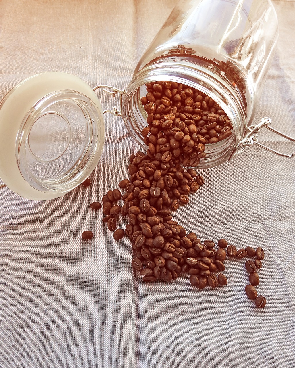 coffee beans jar free photo