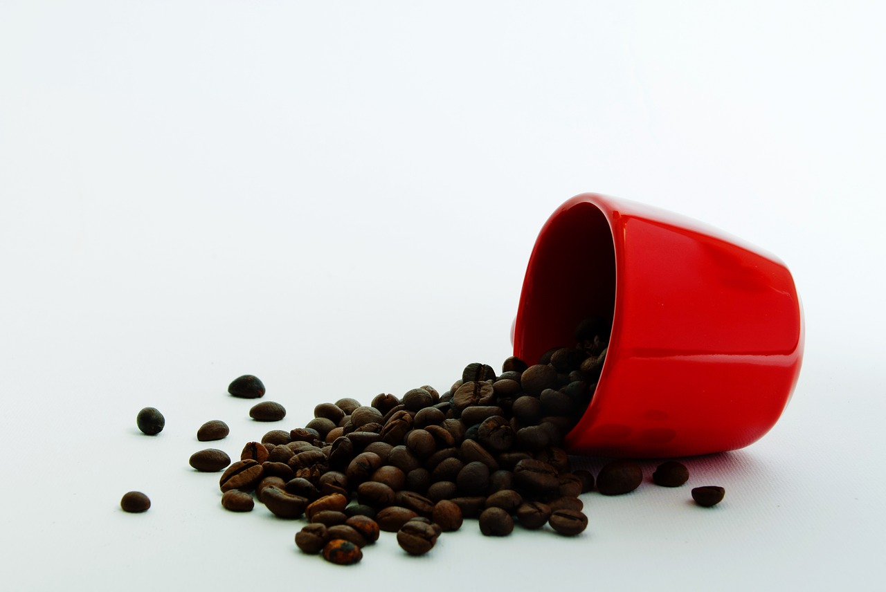 coffee  coffee beans  red free photo