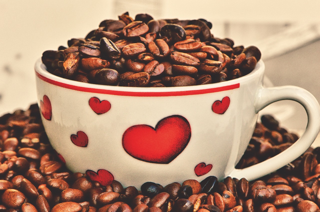 coffee  love  heart free photo