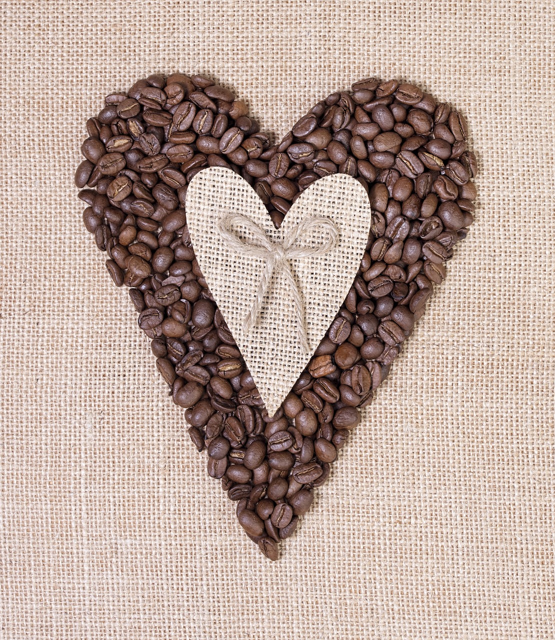 coffee  coffee beans  coffee bean heart free photo