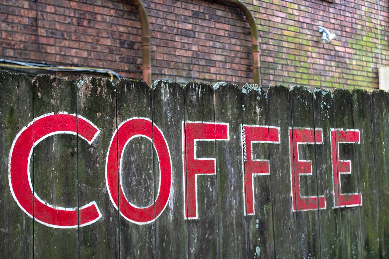 coffee  cafe  fence free photo