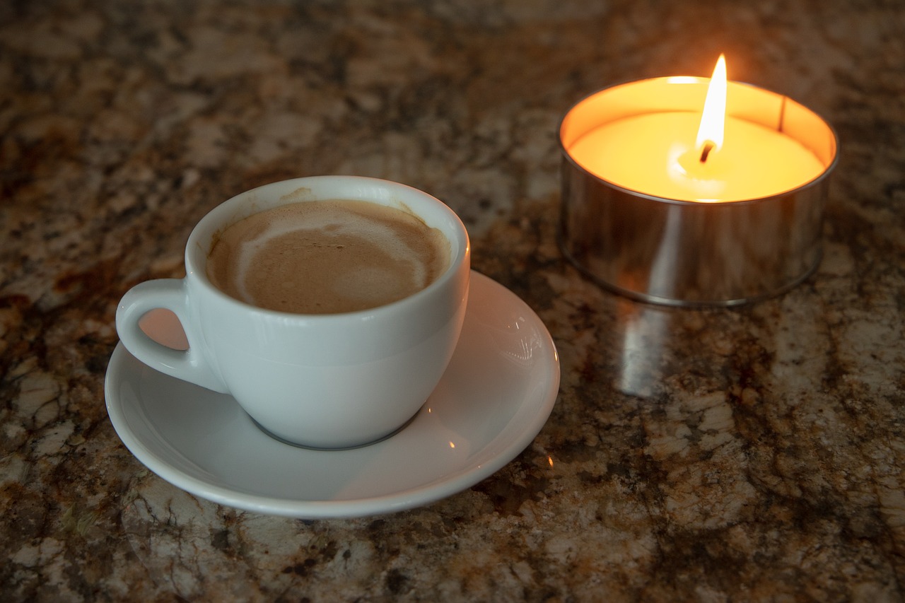 coffee  cup  candle free photo