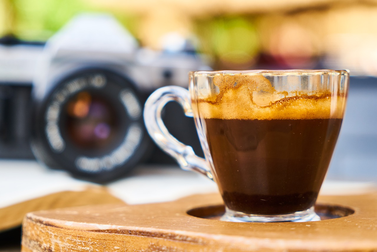 coffee  glass  cup free photo