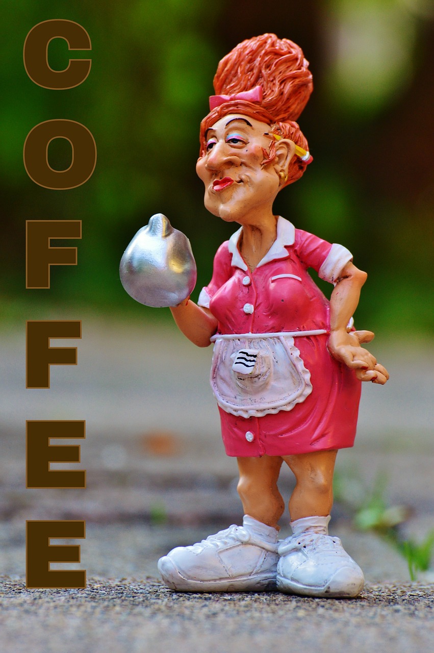 coffee operation waitress free photo