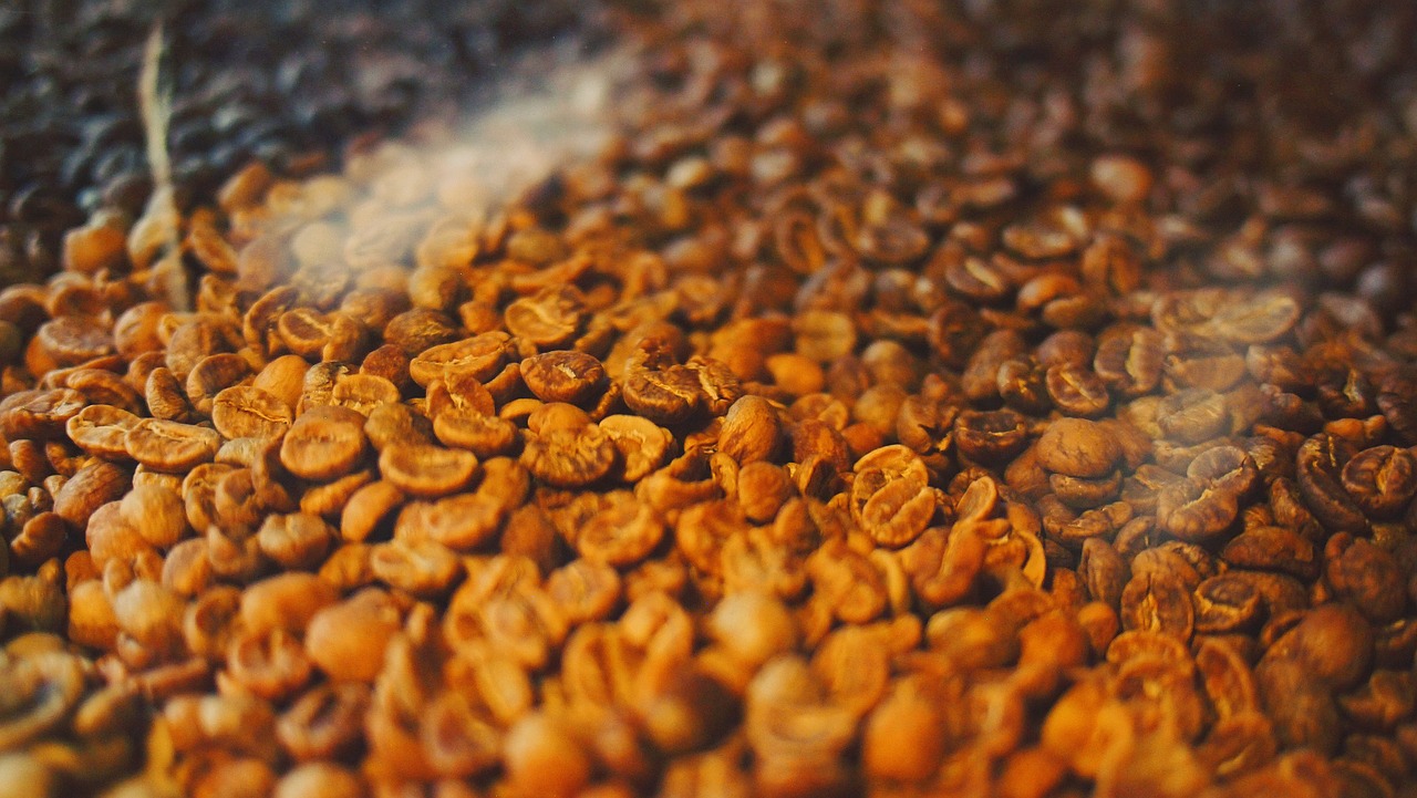 coffee beans roasted roasting free photo