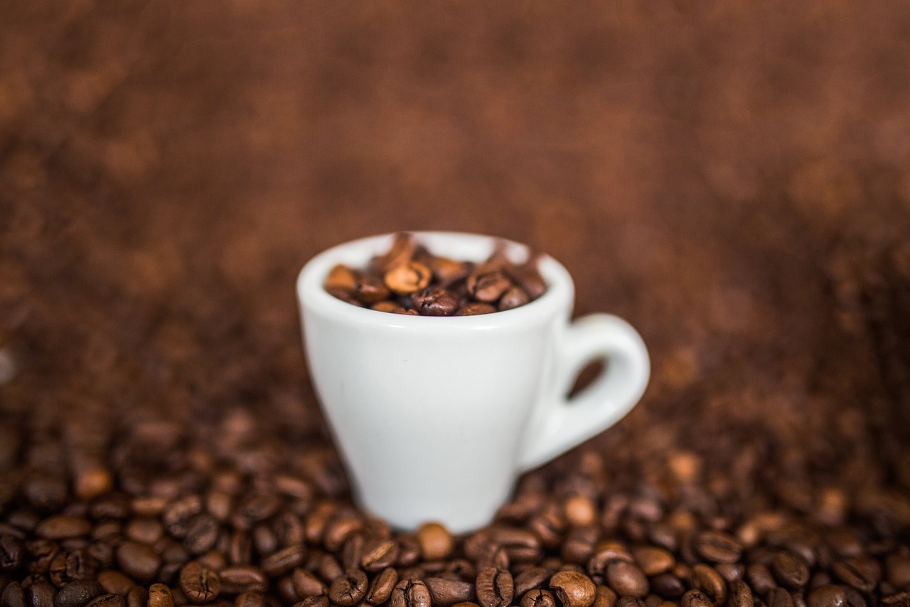 coffee beans espresso cup free photo