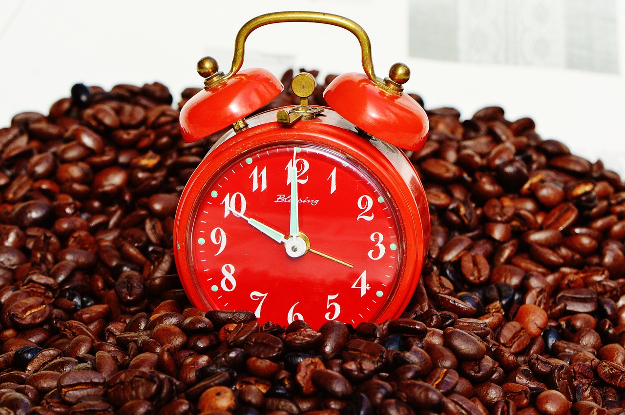 coffee break break alarm clock free photo