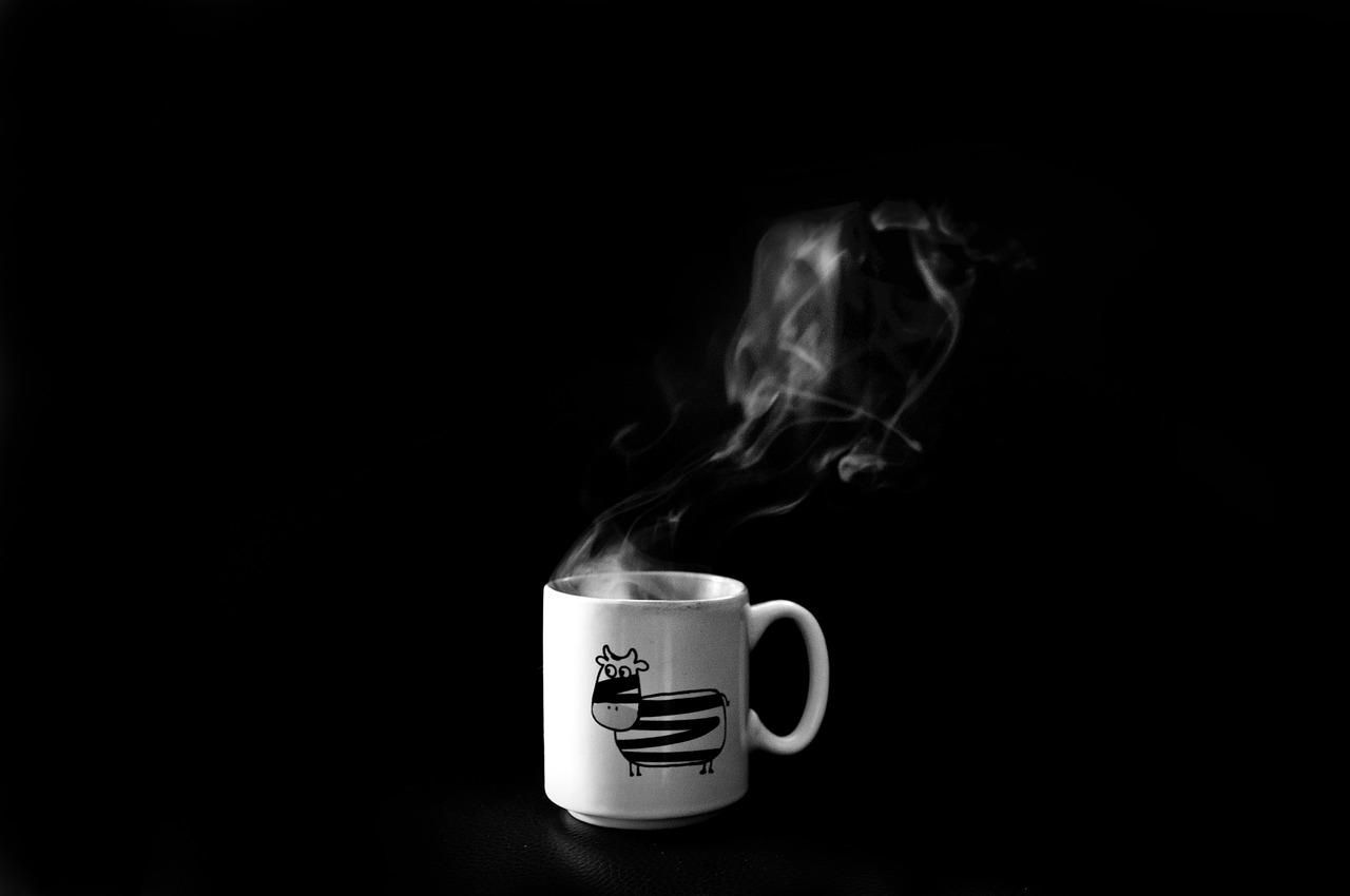 coffee cup  smoke  steam free photo