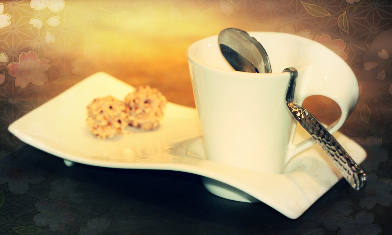 coffee cup cup spoon free photo