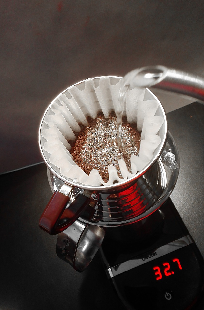 coffee making coffee filterkávé free photo